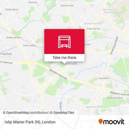 Islip Manor Park (N) map