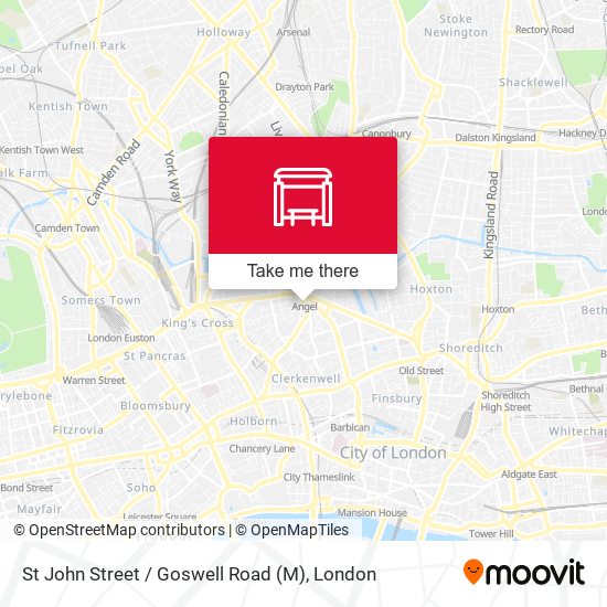 St John Street / Goswell Road (M) map