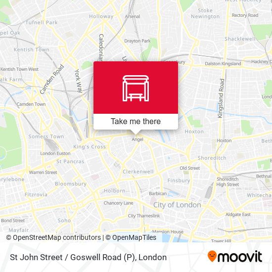 St John Street / Goswell Road (P) map