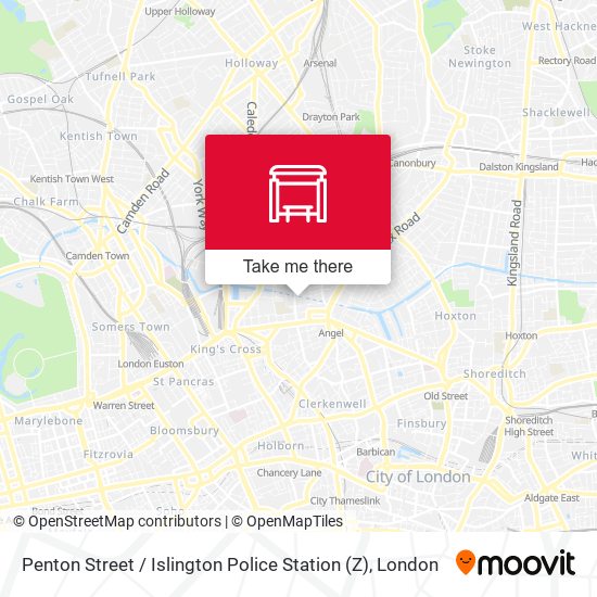 Penton Street / Islington Police Station (Z) map