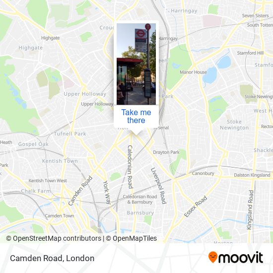 Camden Road T stop Routes Schedules and Fares