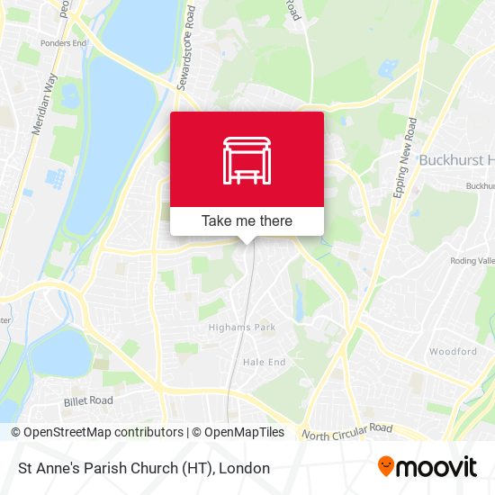 St Anne's Parish Church (HT) map