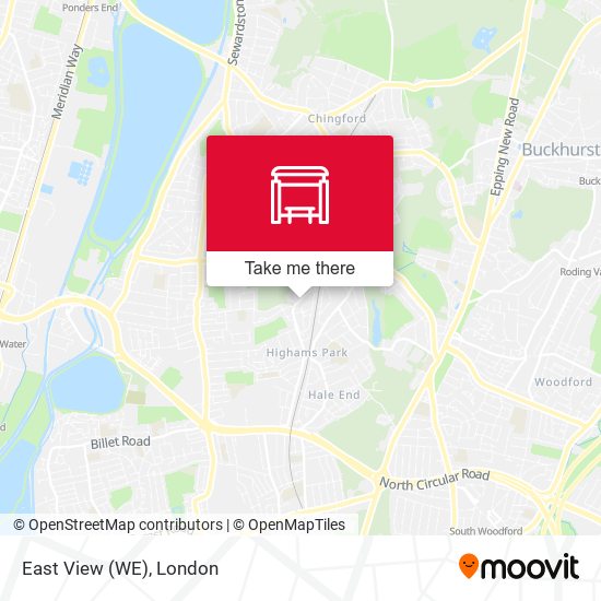 East View (WE) map
