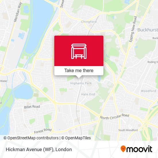 Hickman Avenue (WF) map