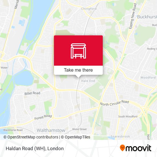 Haldan Road (WH) map