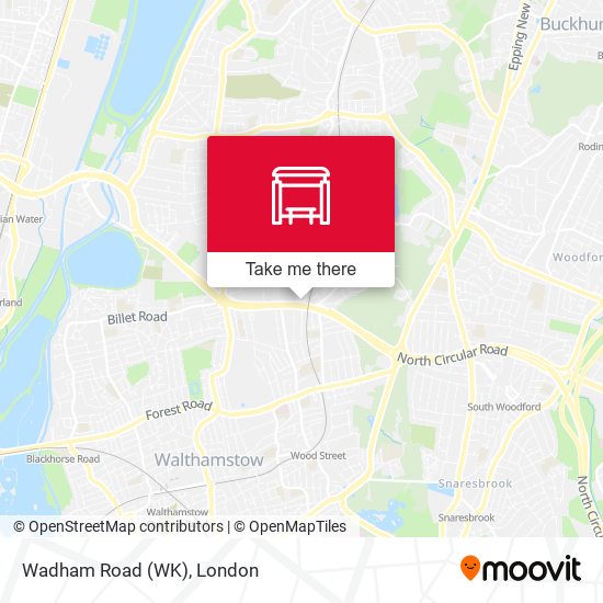 Wadham Road (WK) map