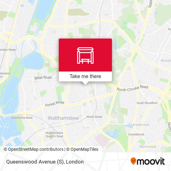 Queenswood Avenue (S) map