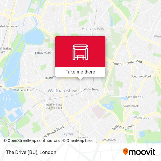The Drive (BU) map