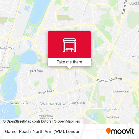 Garner Road / North Arm (WM) map