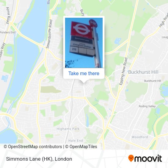 Simmons Lane (HK) map