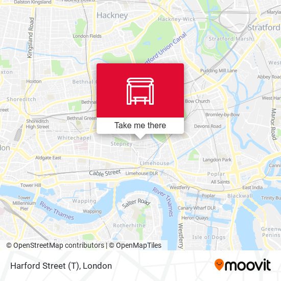 Harford Street (T) map