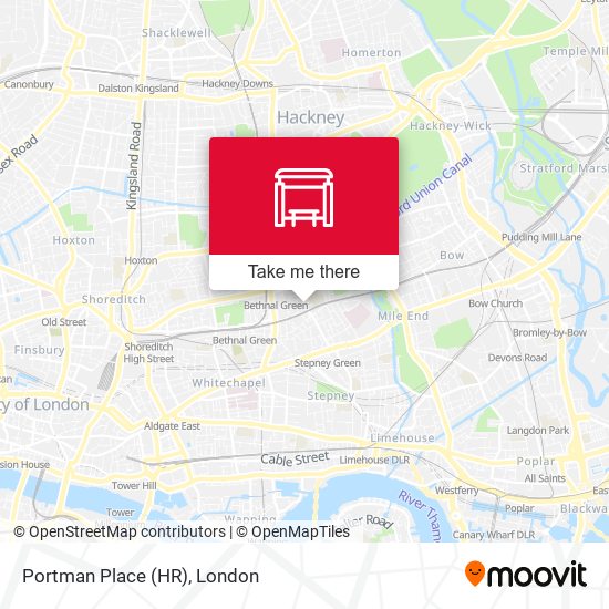 Portman Place (HR) map