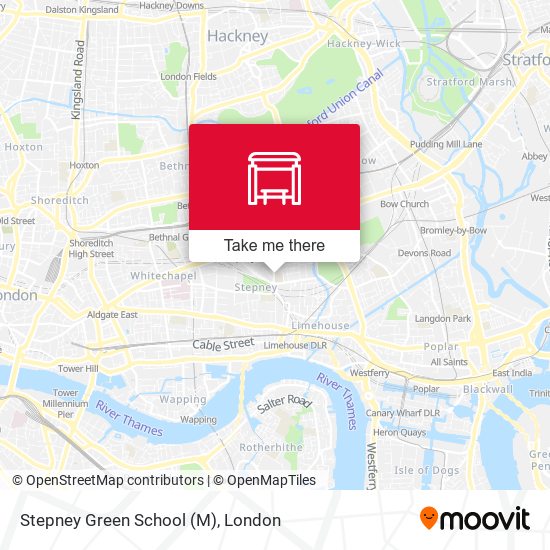 Stepney Green School (M) map