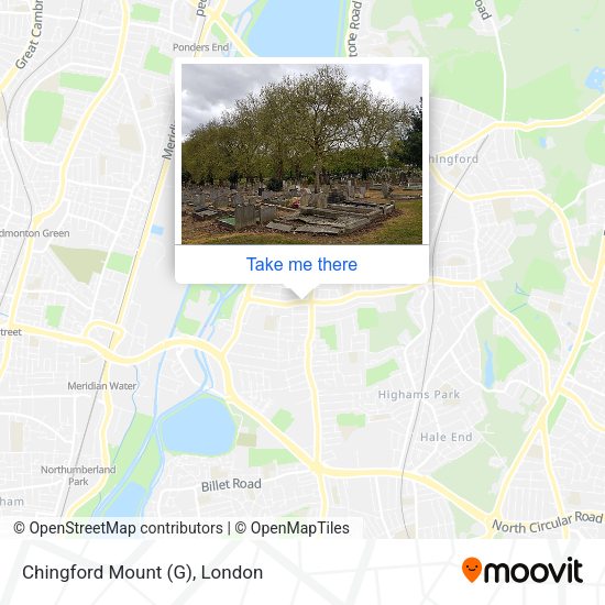 Chingford Mount (G) map