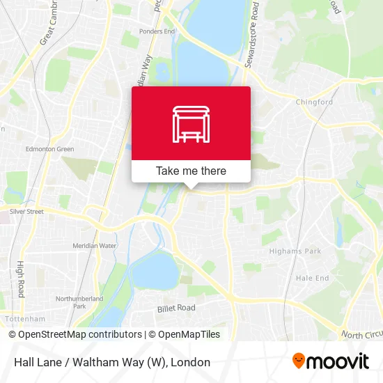 Hall Lane / Waltham Way map