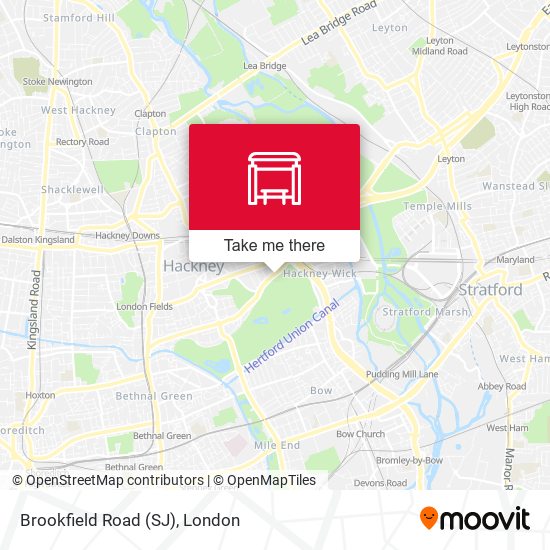 Brookfield Road (SJ) map