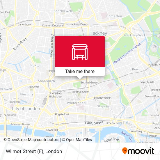 Wilmot Street (F) map