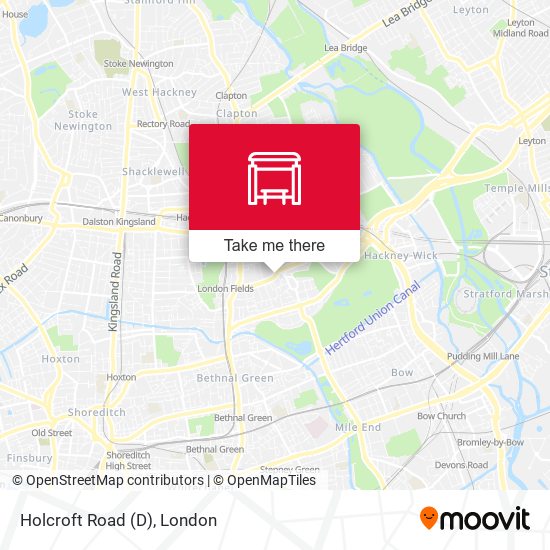 Holcroft Road (D) map