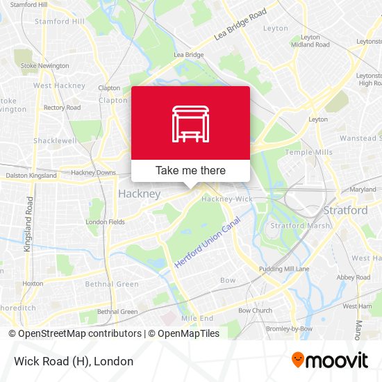 Wick Road (H) map
