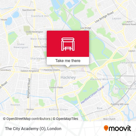 The City Academy (O) map