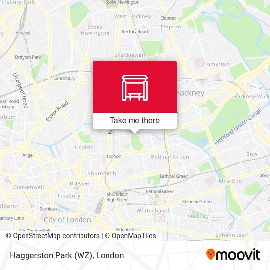 Haggerston Park (WZ) map