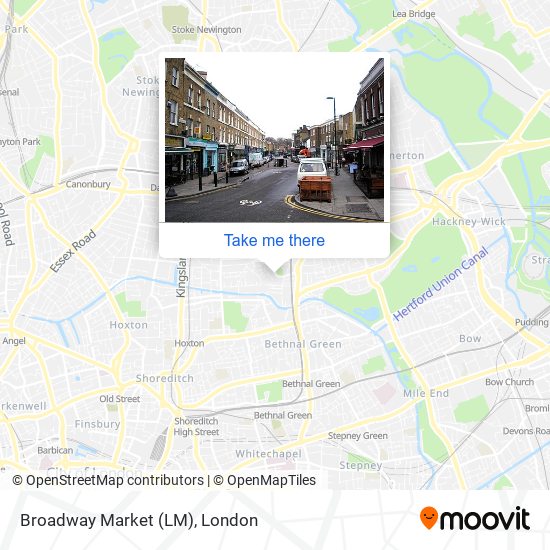 Broadway Market (LM) map