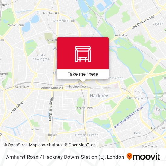 Amhurst Road / Hackney Downs Station (L) map