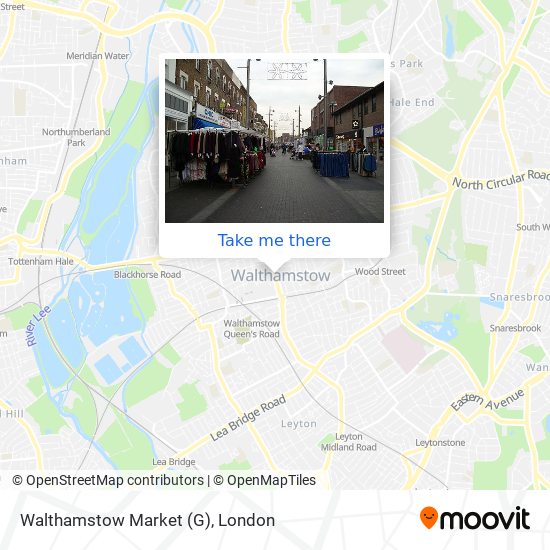 Walthamstow Market (G) map