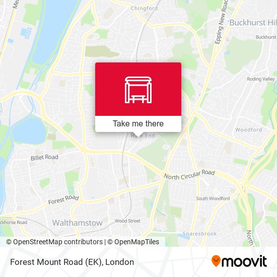 Forest Mount Road (EK) map