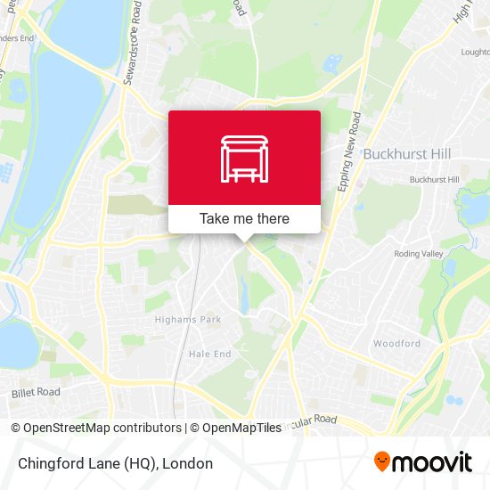 Chingford Lane (HQ) map