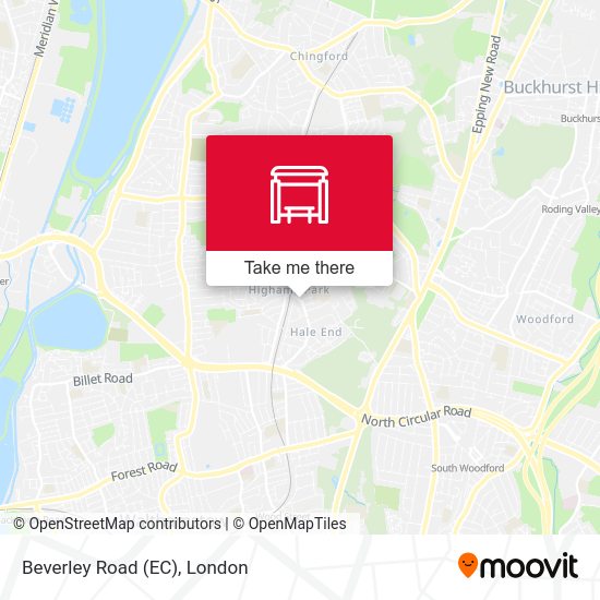 Beverley Road (EC) map