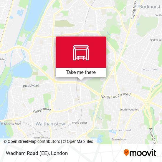 Wadham Road (EE) map