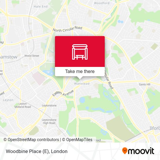 Woodbine Place (E) map