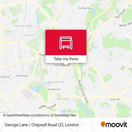 George Lane / Chigwell Road (Z) map