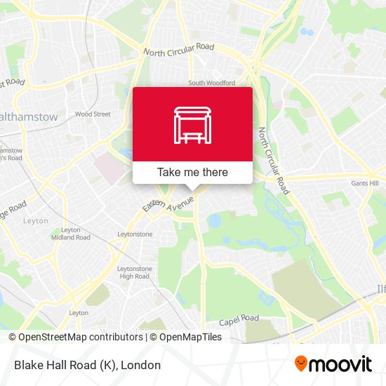 Blake Hall Road (K) map