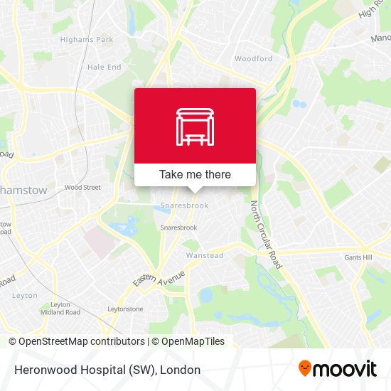Heronwood Hospital (SW) map