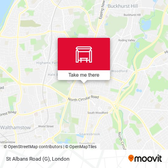 St Albans Road (G) map