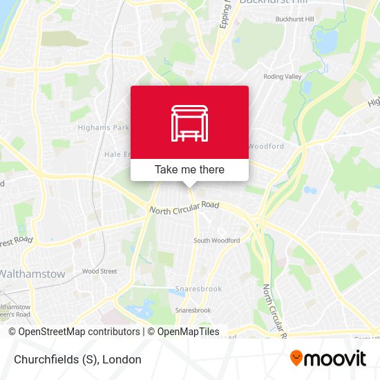 Churchfields (S) map
