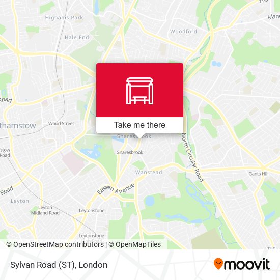 Sylvan Road (ST) map