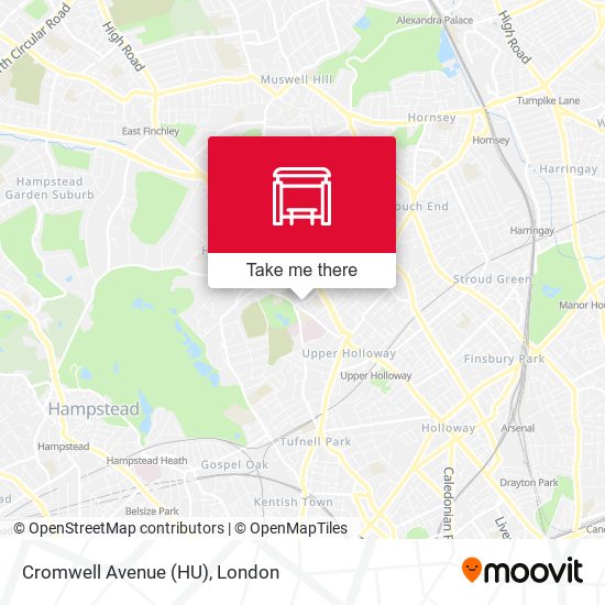 Cromwell Avenue (HU) map