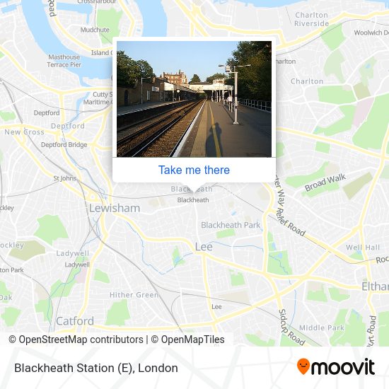 Blackheath Station (E) map