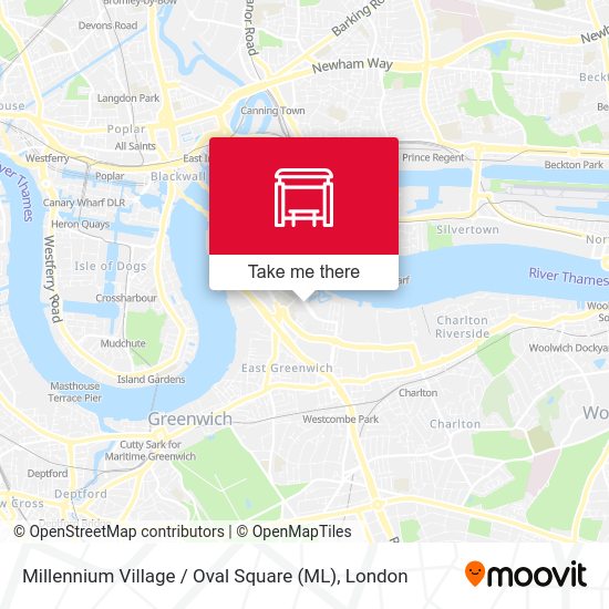 Millennium Village / Oval Square (ML) map