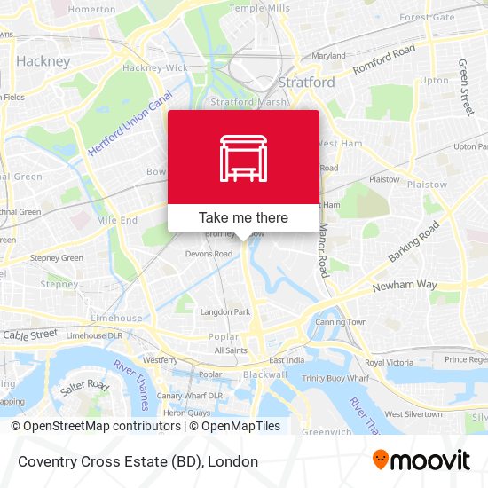 Coventry Cross Estate (BD) map