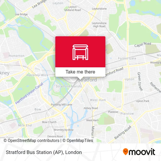 Stratford Bus Station (AP) map