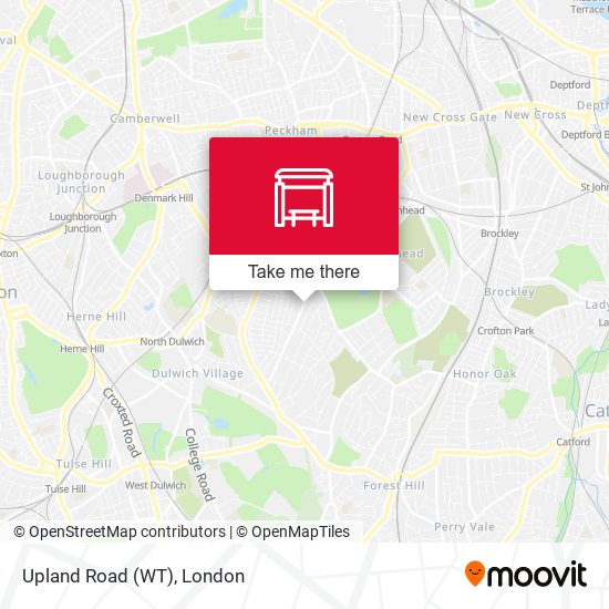 Upland Road (WT) map