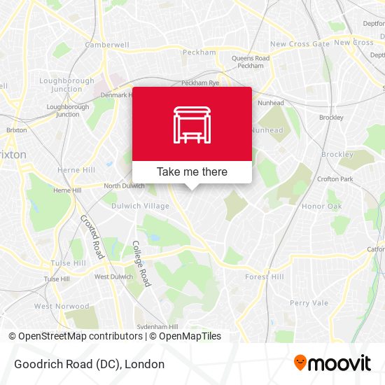 Goodrich Road (DC) map