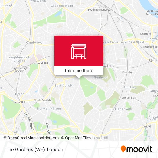 The Gardens (WF) map