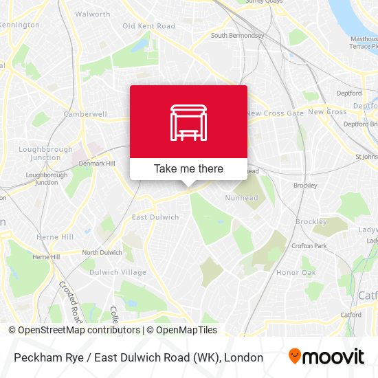 Peckham Rye / East Dulwich Road (WK) map