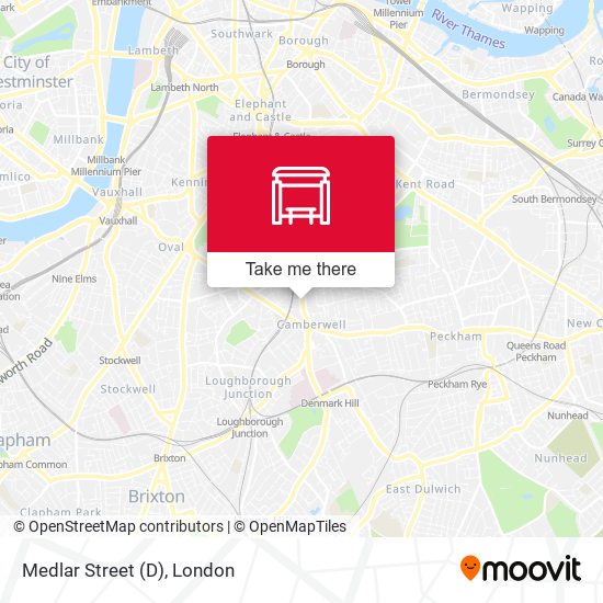 Medlar Street (D) map