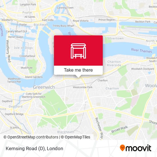 Kemsing Road (D) map